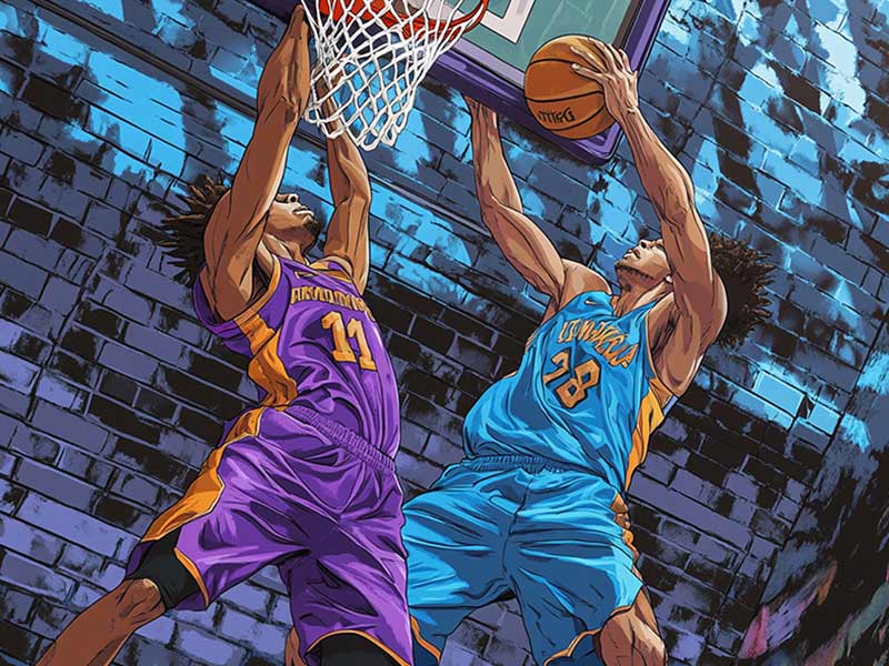 其他人都是三步上篮，约翰内斯是三步接三分